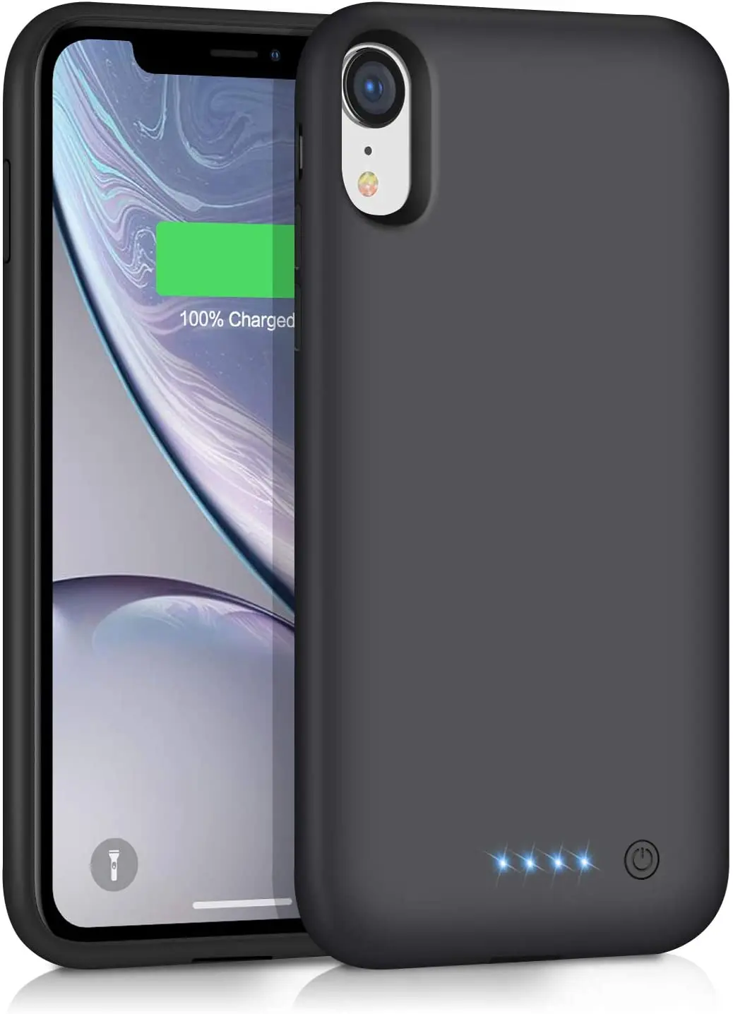 

Чехол для аккумулятора для iPhone XR, улучшенный [6800 мАч] Ekrist портативный защитный зарядный чехол, перезаряжаемый удлиненный аккумулятор