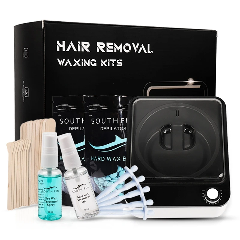 

SOUTH FIN Hair Removal Wax Melts Machine Kit 500CC Pot With Tools