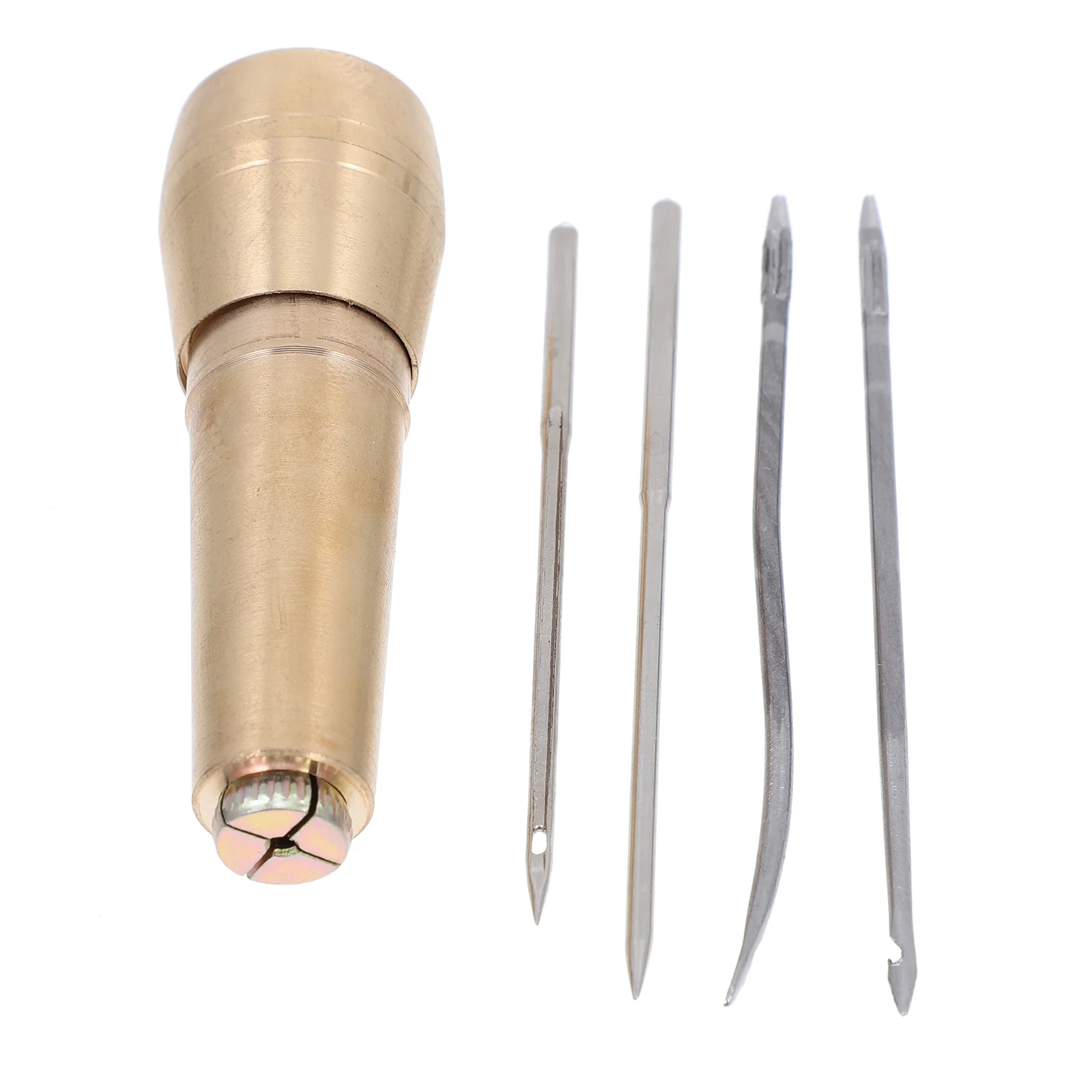

Awls Sewing Copper Repair Handfor Repairing Stitcher Tools Portable Handle Needle Shoes Home Fabric Stitching Tool Shoe Kit