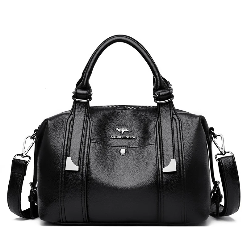 

Female Solid Color Leather Big Crossbody Bags for Women 2023 Summer Simple Shoulder Bag Female Travel Phone Purses and Handbags