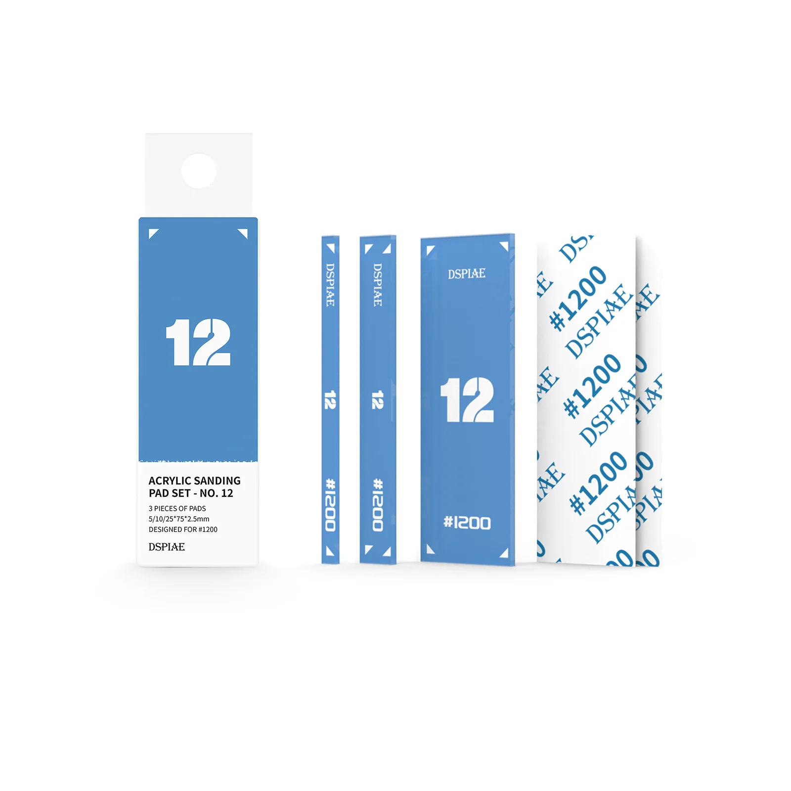 Акриловая шлифовальная пластина со встроенной конструкцией DSPIAE PT-SP 5 цветов
