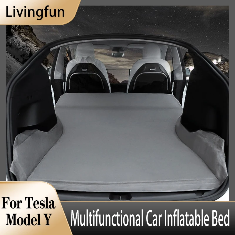

Надувной автомобильный матрас для Tesla Mode Y Car, многофункциональная автомобильная надувная кровать, автомобильные аксессуары, надувная крова...