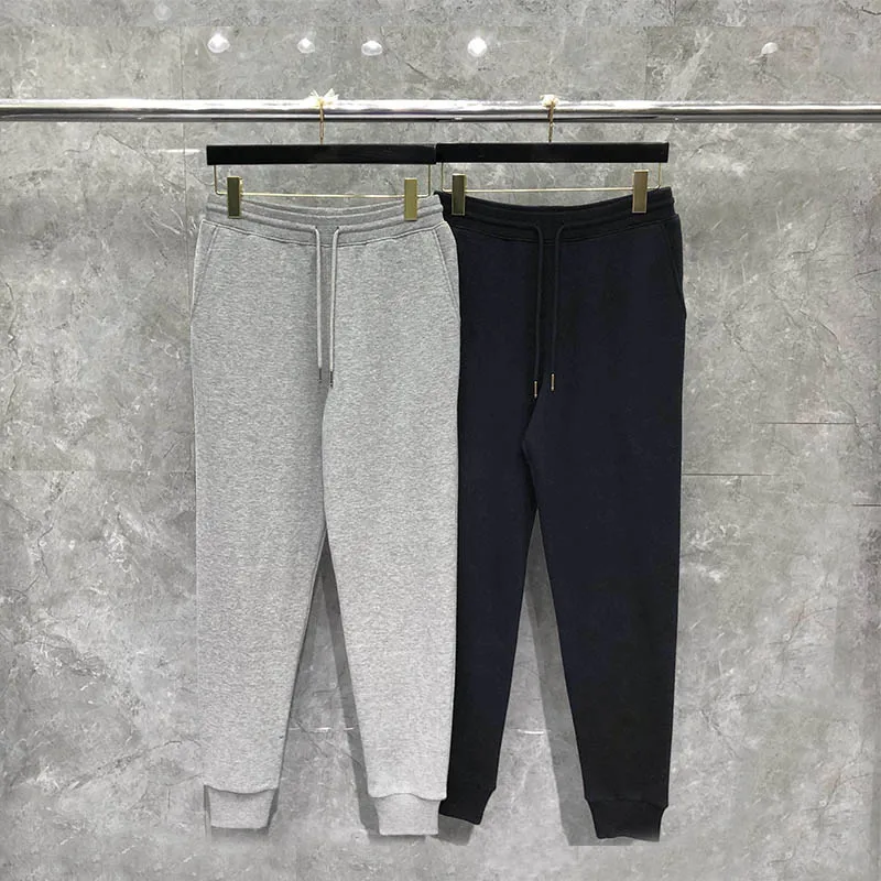 

TB Thom Men's Lightweight Sweatpants Slim Fit Business Pants with Drawstring and Pockets Fashion Luxury Brand Sweaterpant