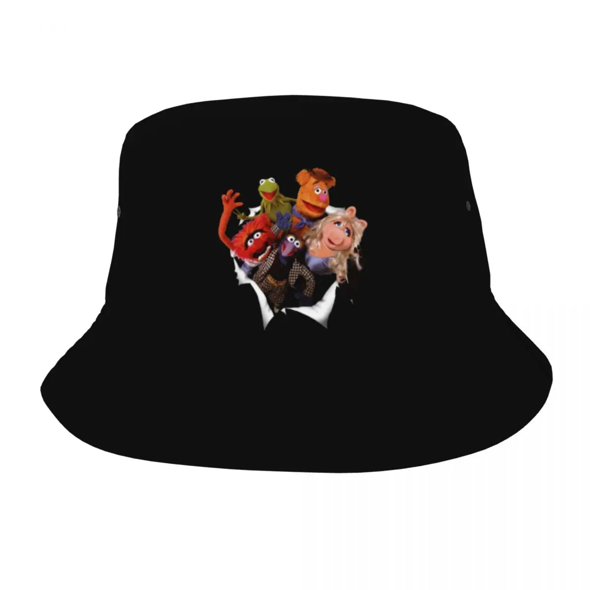 

Girl Bucket Hat Disney Muppets Breakout Spring Picnic Headwear Lightweight Outdoor Sports Fisherman Caps Bob Dropshipping