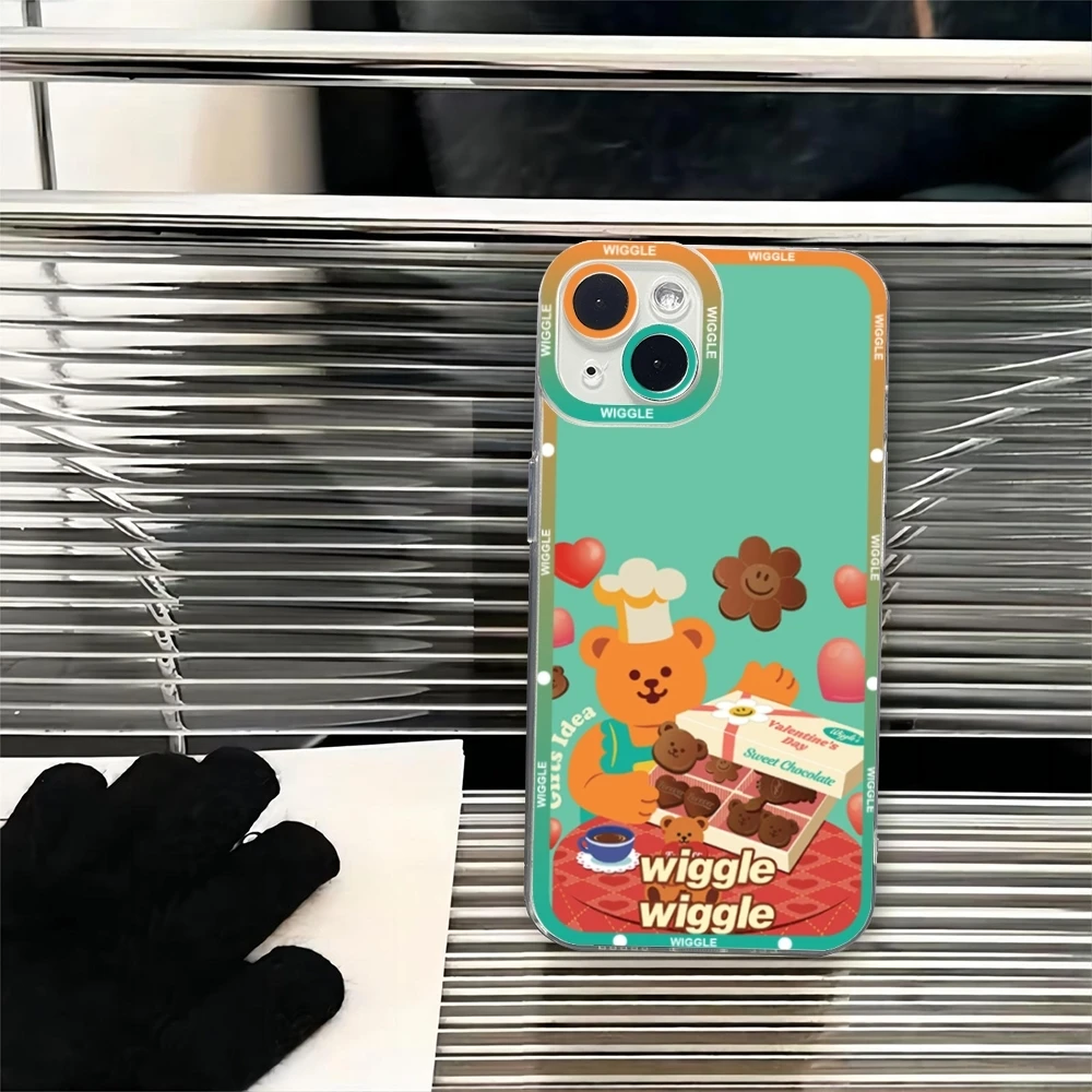 Фото Чехол для телефона WiggleS Wiggle для IPhone 16 Pro Max 16 15 13 14 12 11 Pro Max Mini Angel Eyes, мягкий прозрачный чехол №5