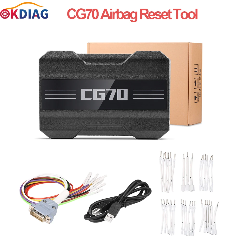 

2023 Newest CGDI CG70 Airbag Reset Tool Clear Fault Codes One Key No Welding No Disassembly Free Shipping