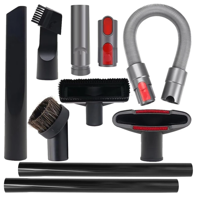 

Vacuum Attachments Kit Replacement For Dyson V15 V12 V11 V10 V7 V8, With Flexible Extension Hose & Vacuum Attachments