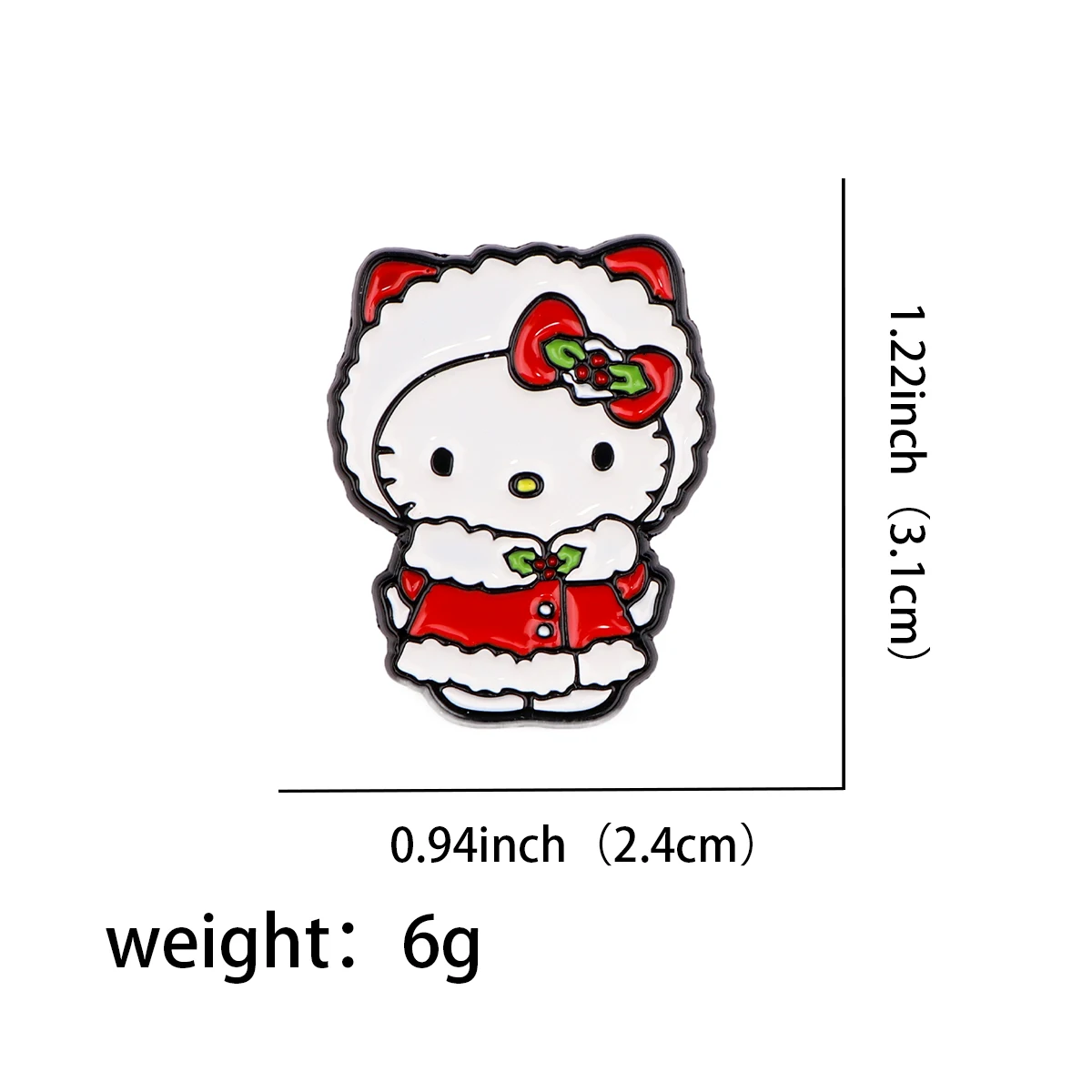 Kawaii Kitty Angle эмалированные булавки железные броши для одежды рюкзак DIY мультяшные