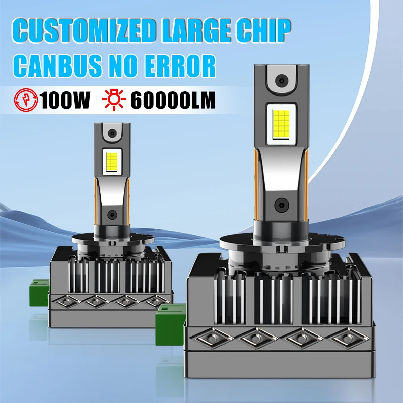 Carsnake Светодиодные Автомобильные Фары D1S D1R D2S D3S D4S D8S Canbus 60000Lm Дальний Свет Ближнего