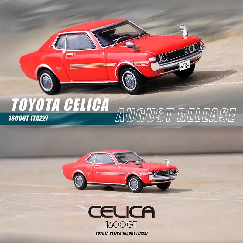 

INNO 1:64 CELICA 1600GT TA22 Red Retro Alloy Diorama Car Model Collection Miniature Carros Toys In Stock