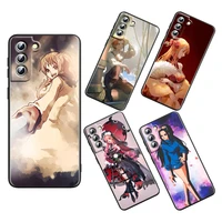 good looking one piece anime for samsung galaxy s22 s21 s20 s10 s10e s9 s8 s7 pro ultra plus fe lite black silicone phone case