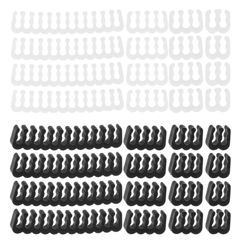 

16Pcs/Set PP Cable Comb/Clamp/Clip/Organizer/Dresser for 2.5-3.2mm PC Power Cables Wiring 4/6/8/24 Pin Computer Cable Manager