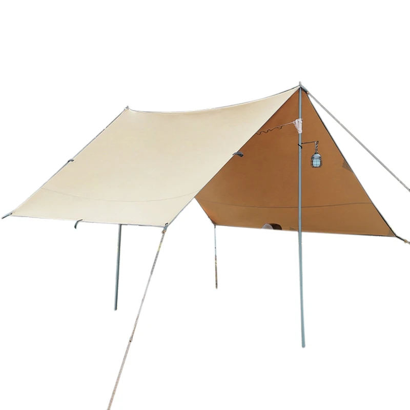

Camping Awning Sunshade Cotton Square Sky Curtain Outdoor Sunscreen Awning