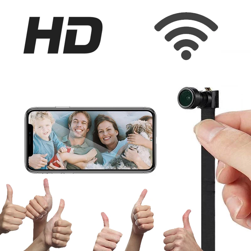 WiFi IP Cam 4K DIY Портативный Модуль Мини Камера Ночного Видения Удаленный Просмотр P2P Беспроводная Микрокамера Обнаружение Движения Камкордер