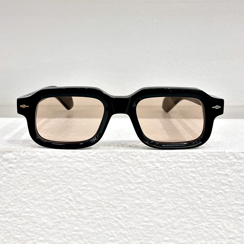Индивидуальные люксовые брендовые квадратные ацетатные солнцезащитные очки