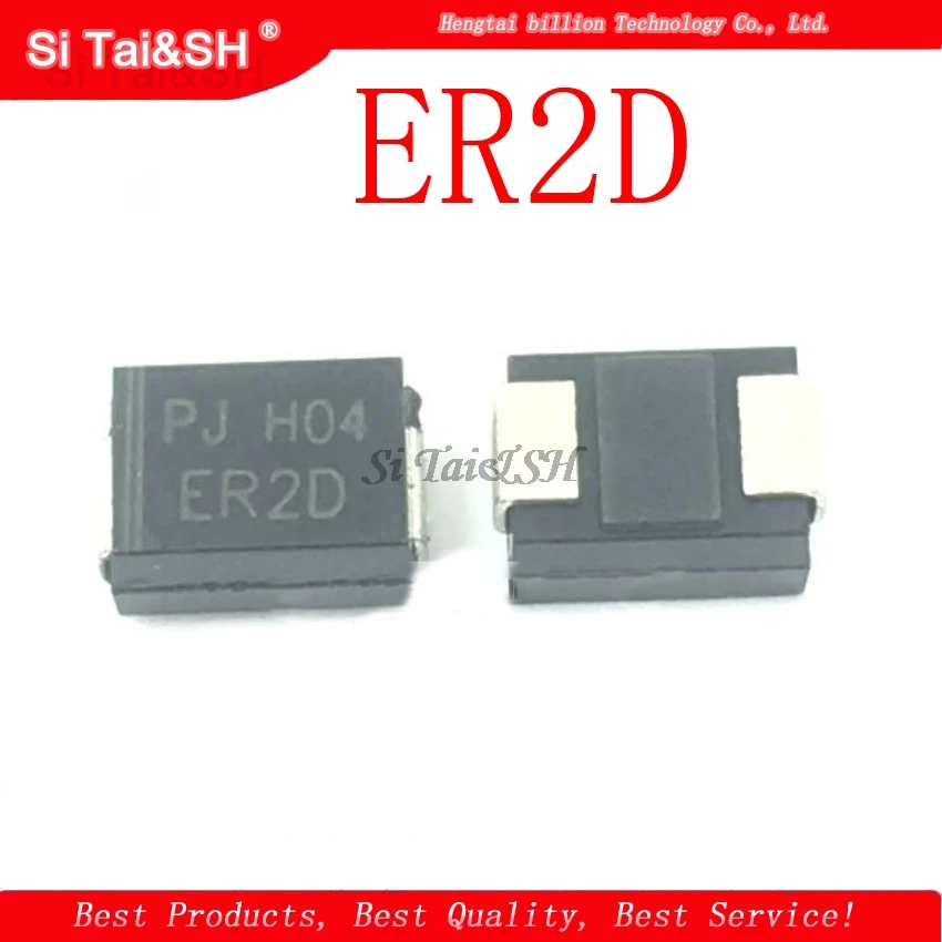 10 шт./лот ER2D 2A 200V 35ns DO-214AA