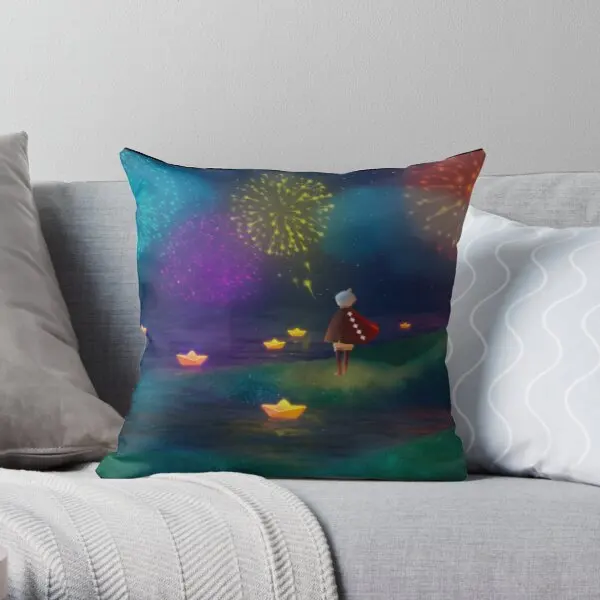 

Sky Children Of The Light Digital Painti Printing Throw Pillow Cover Wedding Anime Sofa Cushion Decor Bed Pillows not include