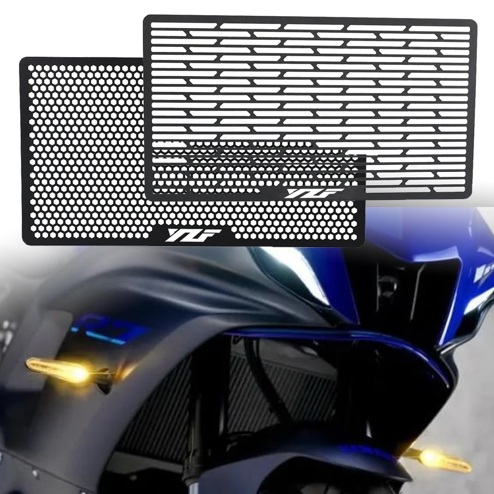

Для Yamaha YZF R7 YZFR7 YZF-R7 2021 2022 2023 Аксессуары для мотоцикла YZFR7 CNC алюминиевая решетка радиатора Защитная крышка