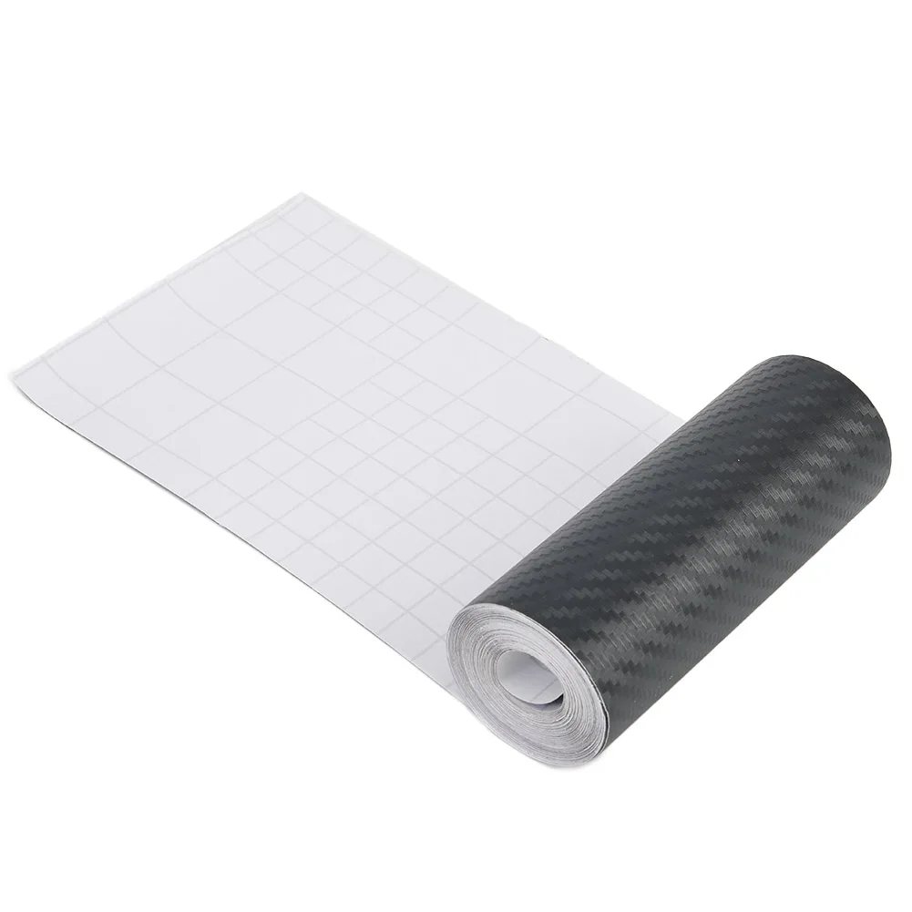 

1 Set Car Door Sticker 1 Set 10cm*5m 3D Carbon Fiber And Wear-resistant. Anti-Scratch Anti-collision Car Sticker