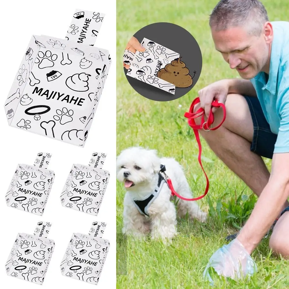 

Foldable Portable Disposable Poop Scooper Dog Waste Cleaner for Cats and Dogs with Poop Bag Pet Poop Bag Litter Scoops