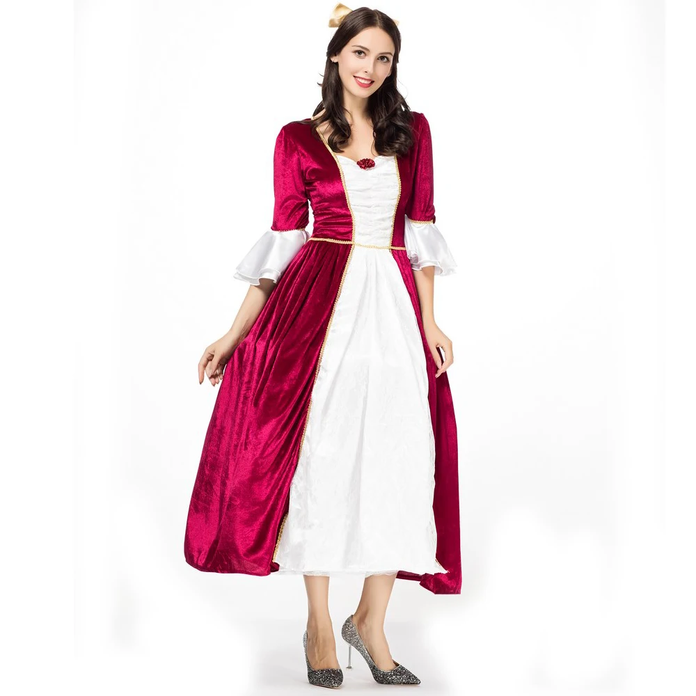 

Cosplay Costume Adult Princess Costume Queen Dress Halloween Renaissance Court Princess Medieval Dress Performance