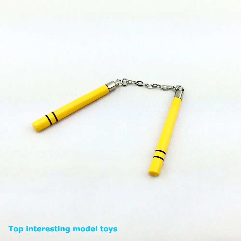

Масштаб 1/6, ZYTOYS, Двойная модель нунчаков для 12-дюймовой экшн-фигурки, аксессуары кукла-солдат