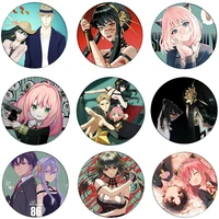 spy%c3%97family cosplay badge anime accessories brooch pin backpack decoration cartoon gift