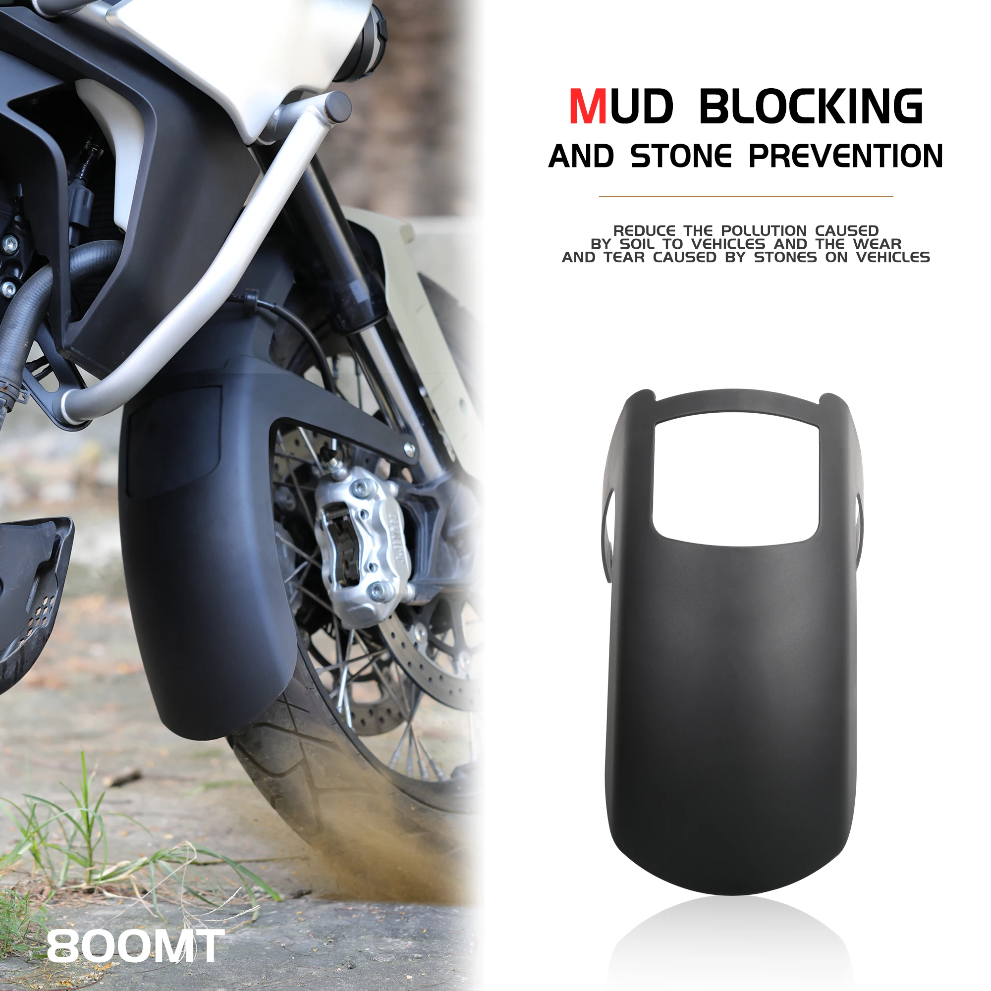 

Удлиненное переднее крыло мотоцикла, удлинитель переднего колеса, брызговик, брызговик для мотоцикла CFMOTO 800MT 800 MT