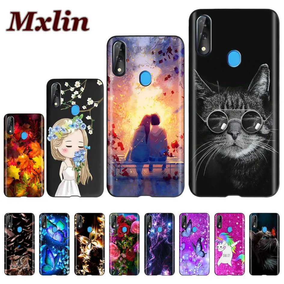 Чехол для ZTE Blade V10 2019, милый мультяшный Кот, единорог, Мягкая силиконовая задняя крышка для ZTE Blade V10 Vita BladeV10 V 10 V10Vita Coque