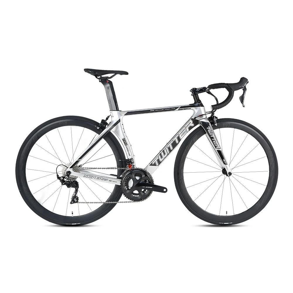 

TWITTER Sniper2.0Shimano105/R7000-22speed ссветильник полный углеродный дорожный велосипед bike700c, гидравлический дисковый тормоз, колеса из углеродного волок...