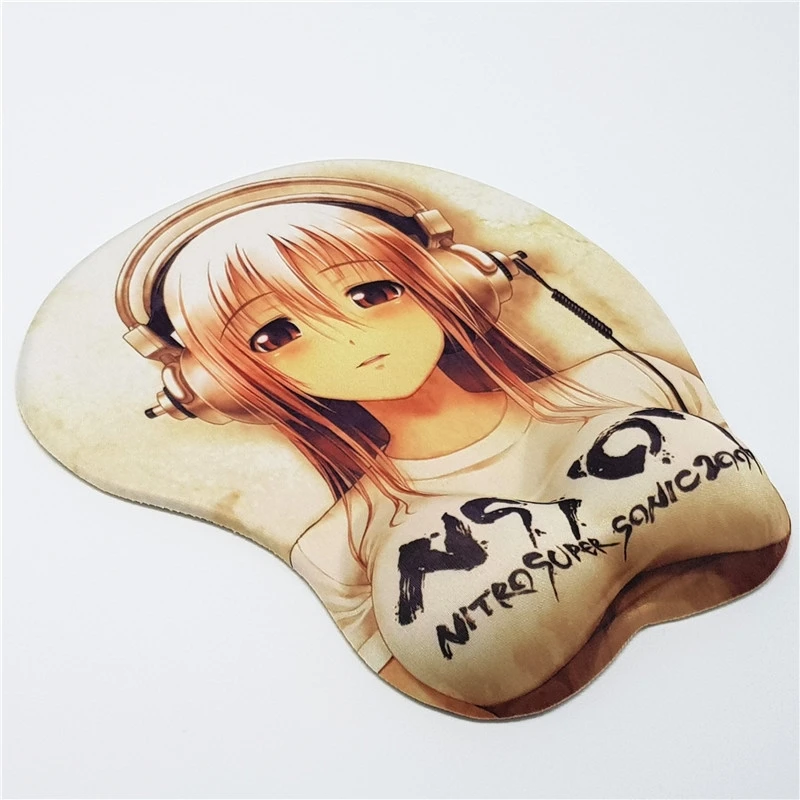 

anime Big Soft Breast 3D Gaming Mouse Pad Gel Wrist Rest