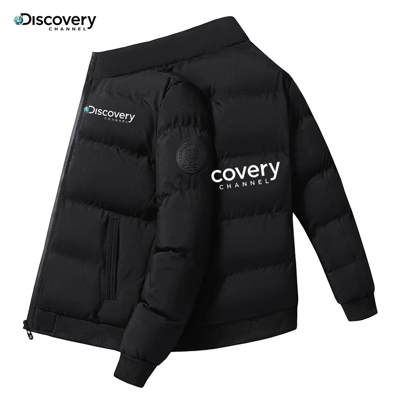 New Discovery Channel Outdoor Thermal Jacket Men's Casual Outer Premium Heavyweight Parka Style Winter Thermal Clothing