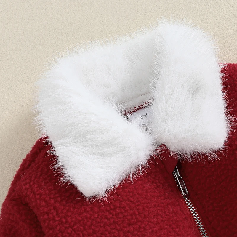 

Женский костюм деда мороза, пушистый свитер, пальто, трапециевидная мини-юбка, 2 предмета, Рождественская одежда