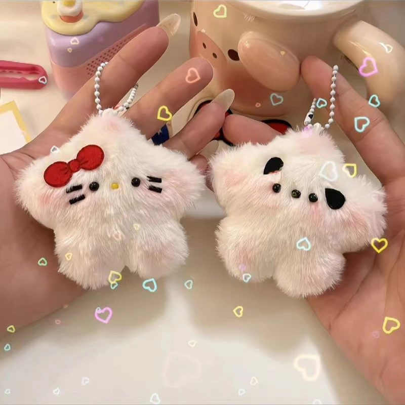 

Kawaii Sanrios Pachacco брелок для девочек домашний декор кукла сумки Подвеска Мультяшные милые Румяна Собака Мягкие плюшевые брелоки игрушки