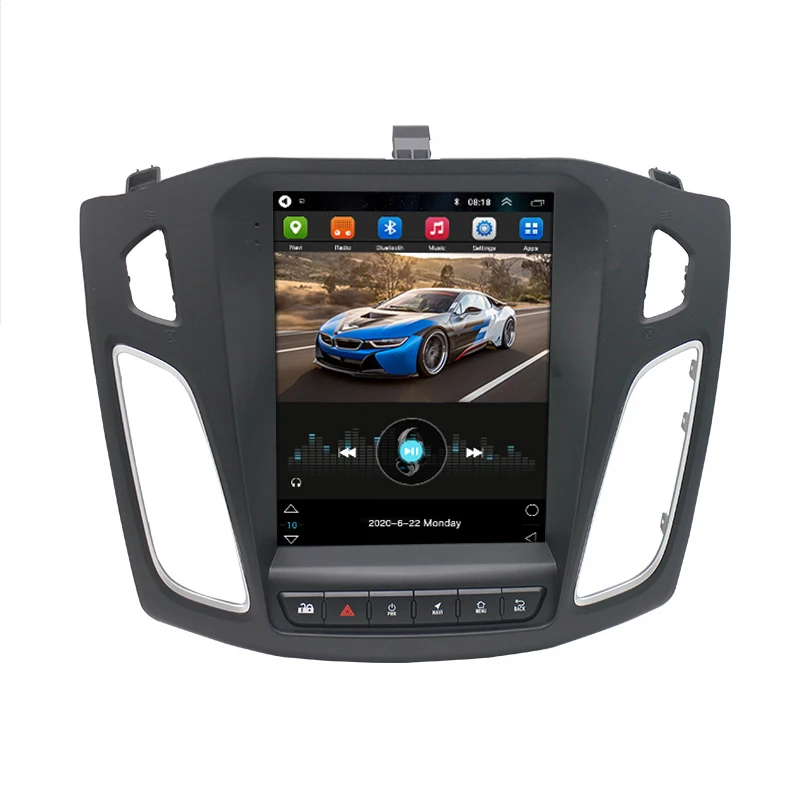 Автомагнитола 2 Din 9 7 дюйма Android 11 GPS Wi-Fi для Ford Focus 12-18 Вт/Canbus мультимедийный