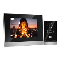 7 inch home intelligent access control system 1080p hd visual intercom video door bell system smart doorbell multi apartment