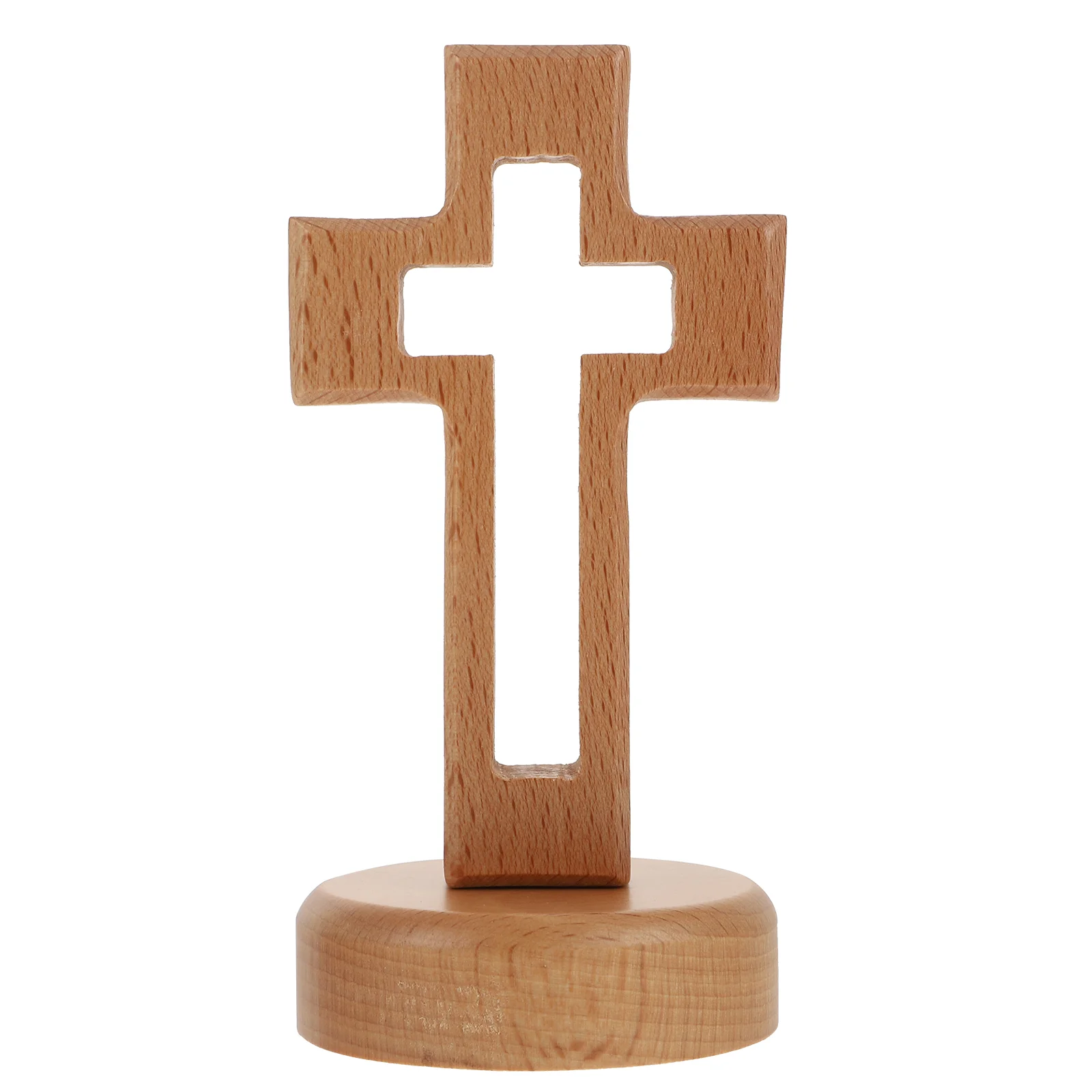 

Decorations Home Medal Religious Cross Adornment Charm Display Wood Prayer Supplies