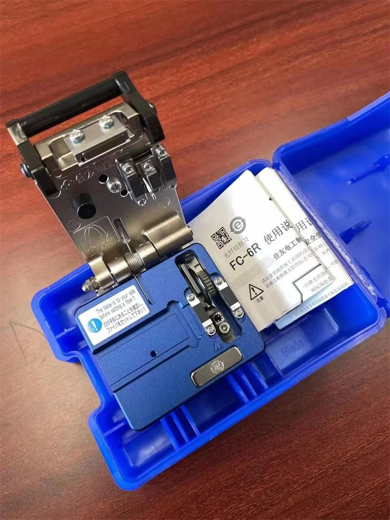 Made in China High-Precision FC-6S Fiber Cleaver FC6S FC6RM Replacement Cutter Cutting Knife Tool Empty Box