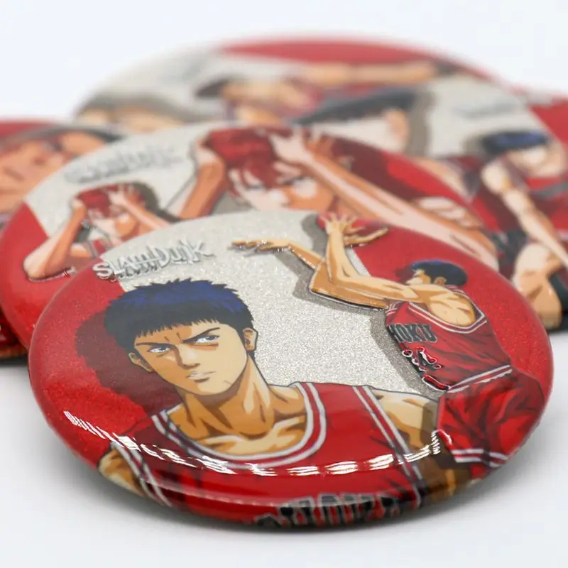 Фото Slam Dunk Sakuragi Hanamichi Haruko Akagi Rukawa Kaede креативный и персонализированный аниме периферийный брелок украшение для значка №5