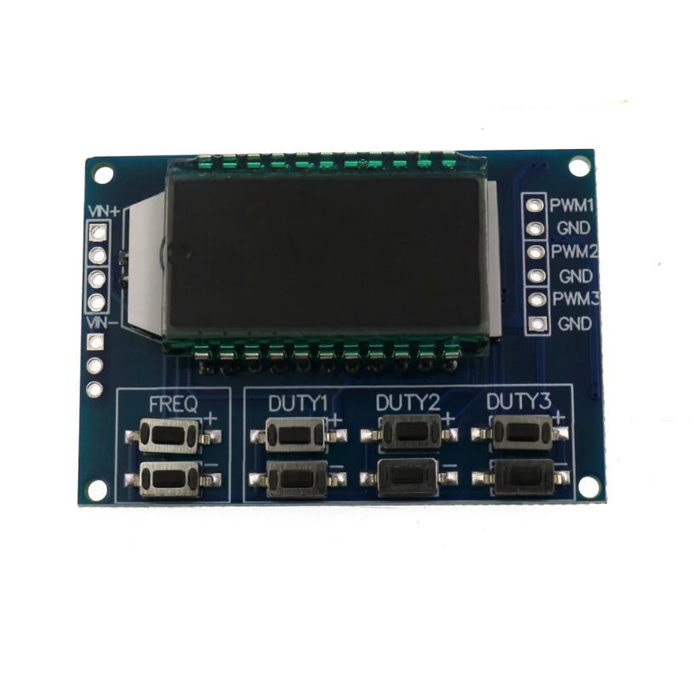 

Для генератора сигналов Arduino, ШИМ-импульсная частота, рабочий цикл, регулируемый модуль, ЖК-дисплей, 1 Гц-150 кГц, 3,3 в-30 в, PWM