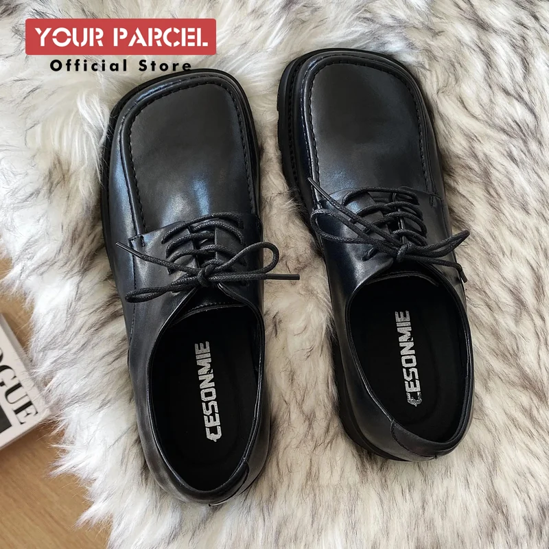 Классические Кожаные Туфли в стиле ретро для мужчин матовые Нескользящие туфли