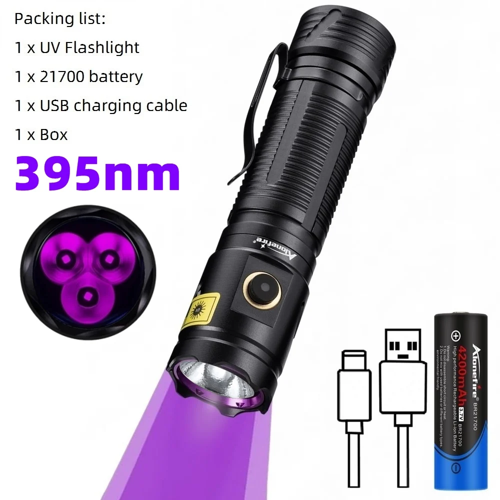 

AloneFire SV133 УФ-фонарь 15 Вт Черный