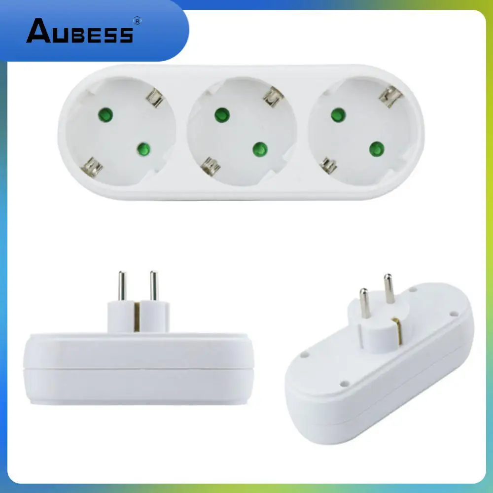 

Eu De Plug Converter Portable Small Socket Adapter 16a 250v 3500w Power Conversion Suitable For Travel And Home Smart Home