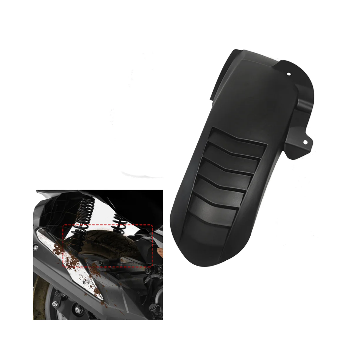 

Extended Fender Motorbike Rear Mudguard Splash Guard for Honda Forza 350 NSS350 2020-2023 Mudflaps Tire Mat