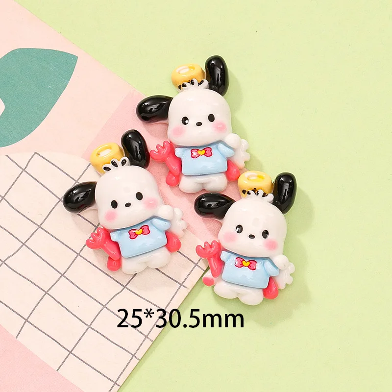 10 шт. полимерные Мультяшные ангельские животные милые котенки кролики фигурки