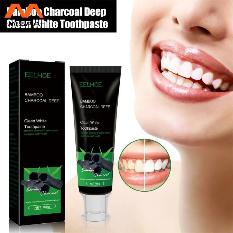 

Bamboo Charcoal Toothpaste Activated Carbon Absorb Dirt Fresh Breath Whiten Teeth Lasting Effect Personal Health Care Toothpaste