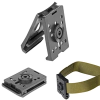 tactical rotatable gun holster waist belt clip clamp belt loops pistol case clips adapter knife scabbard k sheath kydex holster