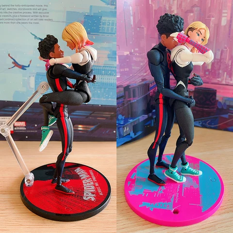 Bandai SHF Майлз Моралес и Гвен Стейси фигурки