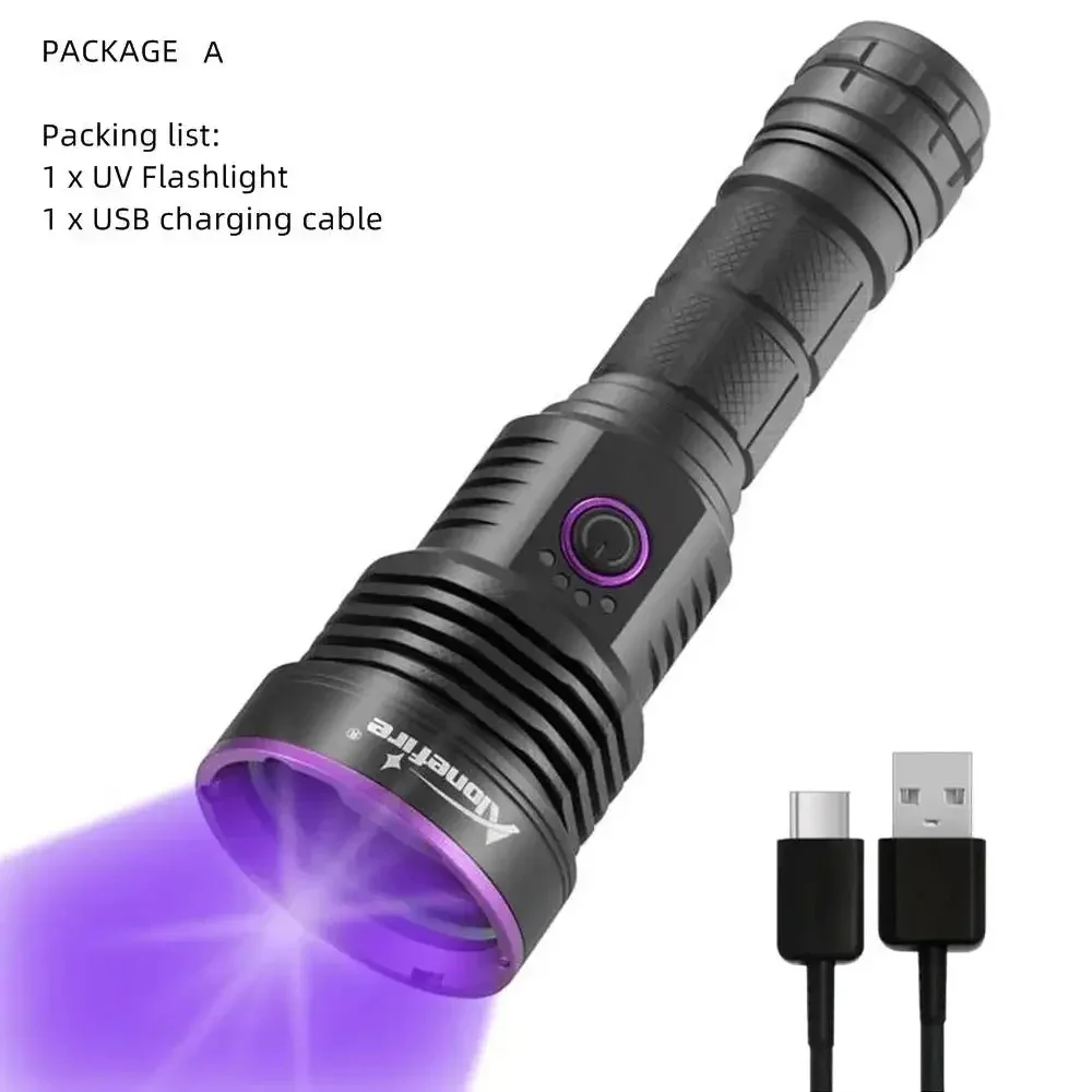 

Alonefire SV43 УФ-фонарик 365 нм фиолетовый