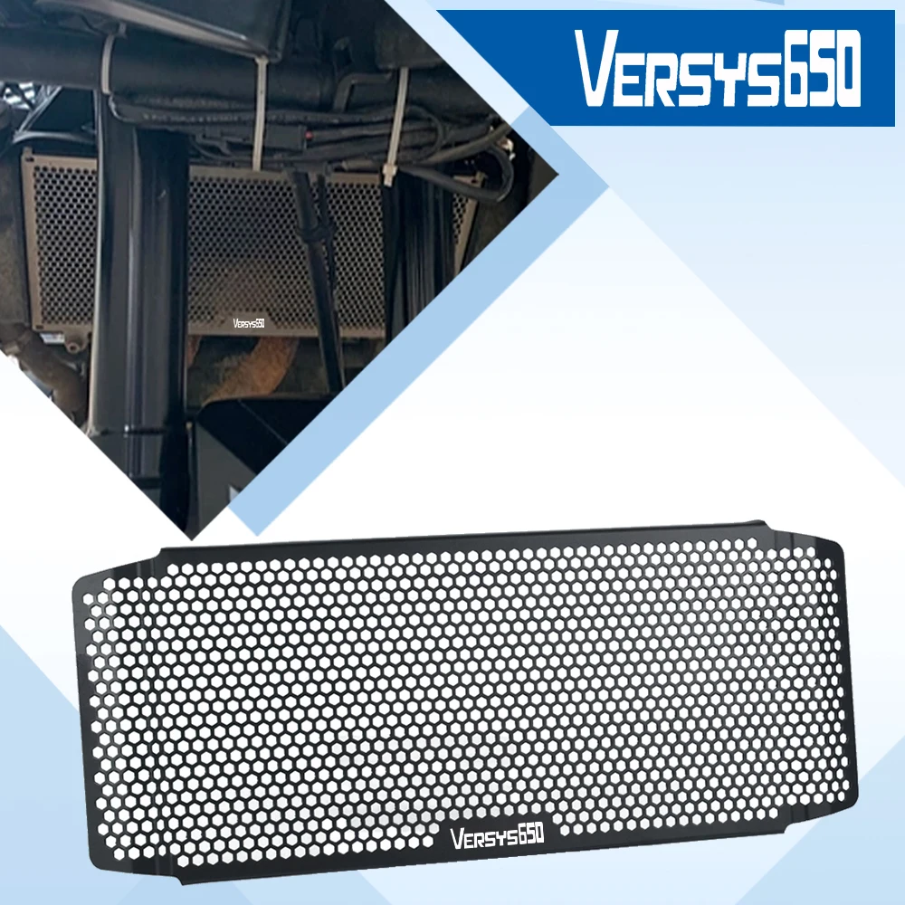 

Aluminum Radiator Grille Guard Protector Cover For Kawasaki Versys 650 Versys650 2015 2016 2017 2018 2019 Motorcycle Accessorie